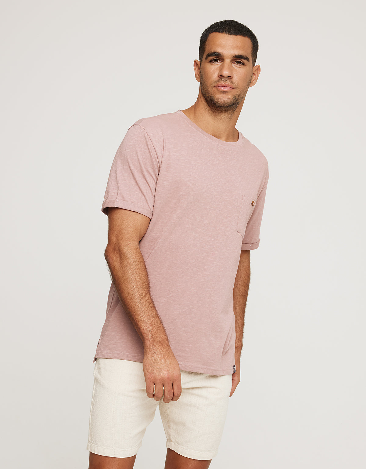 Camiseta Manga Corta Morado - Button