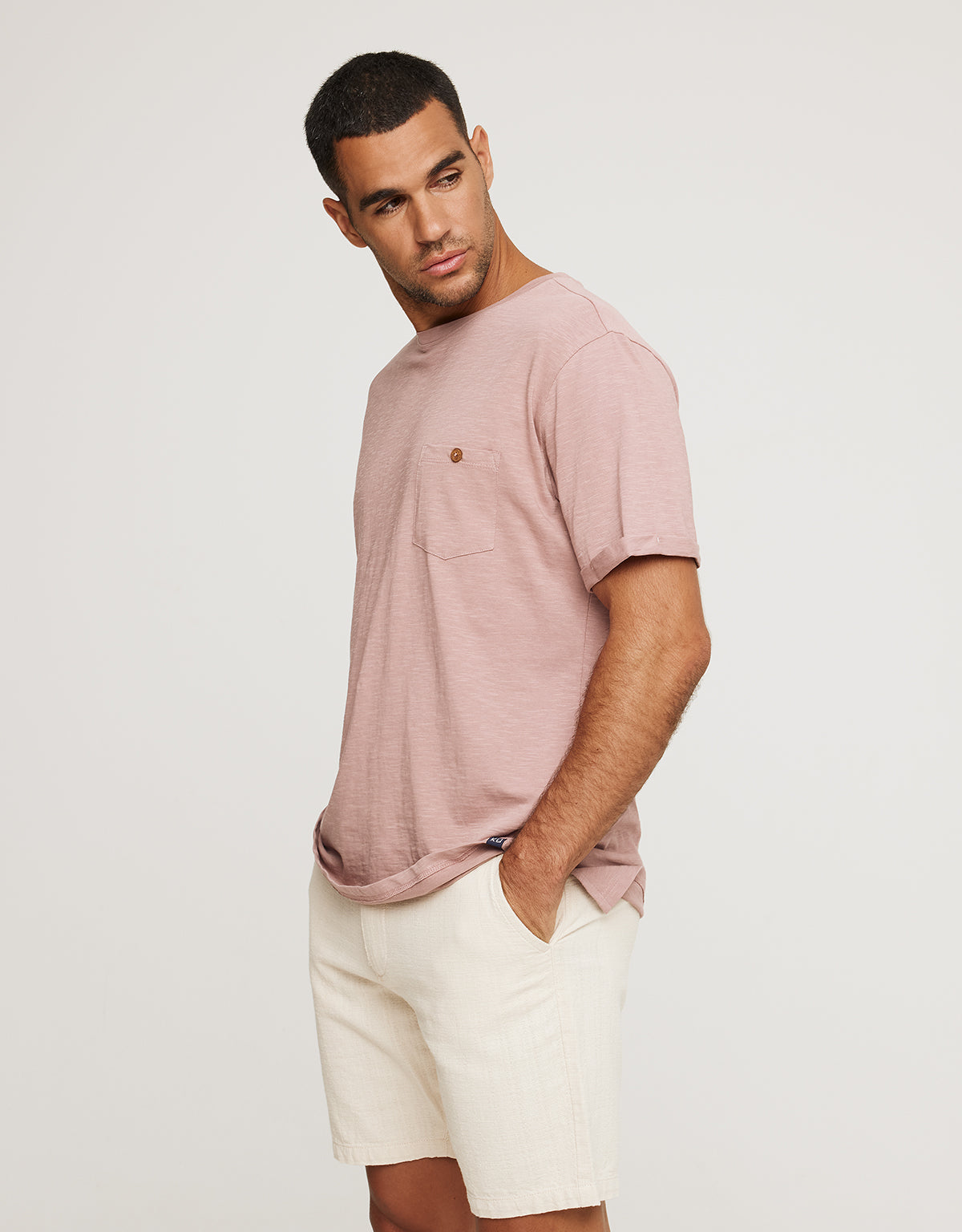 Camiseta Manga Corta Morado - Button