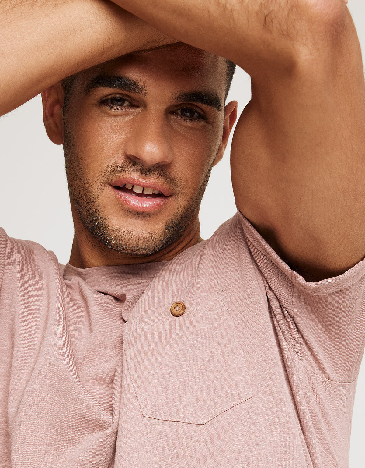 Camiseta Manga Corta Morado - Button