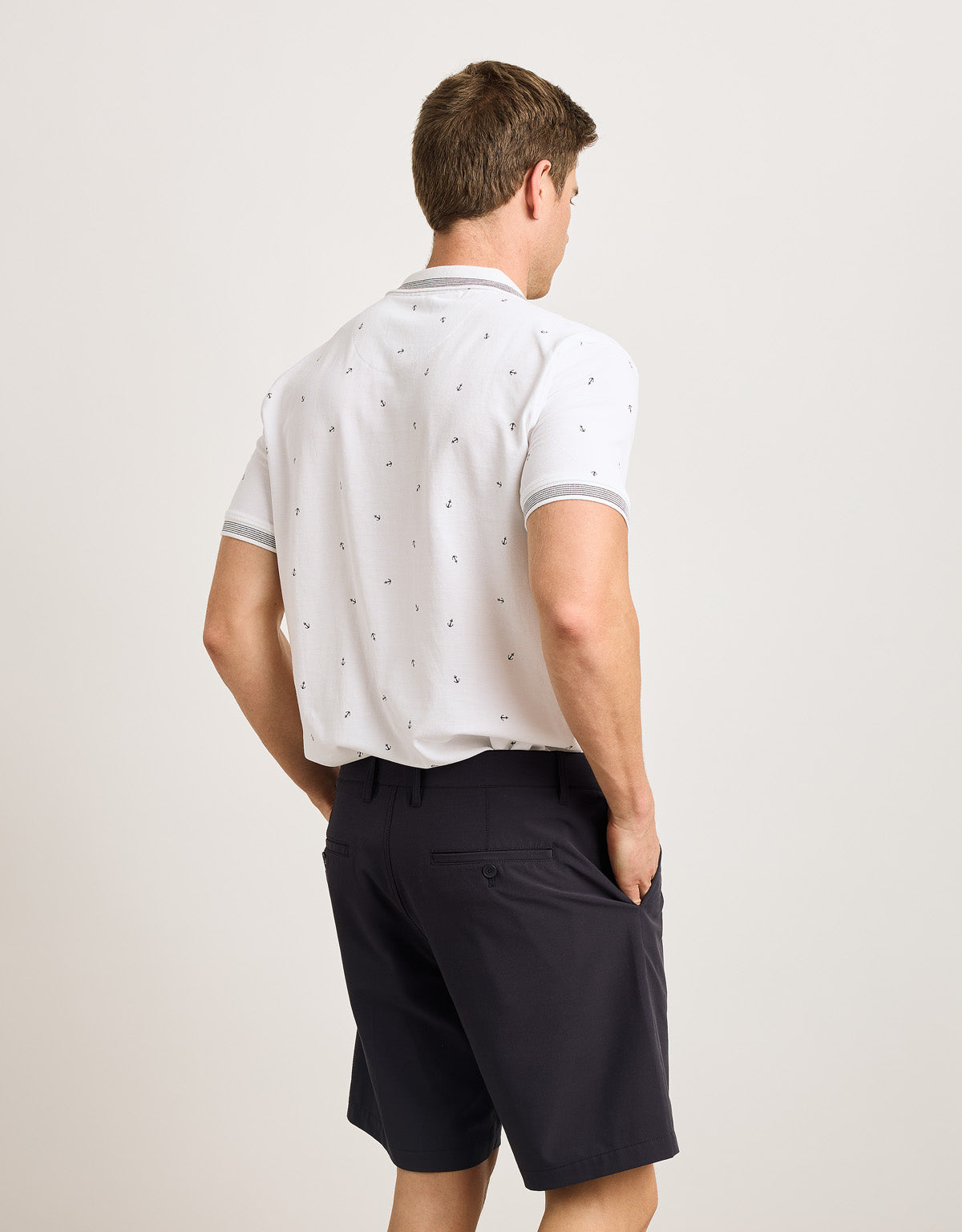 Polo Manga Corta Blanco - Flinders