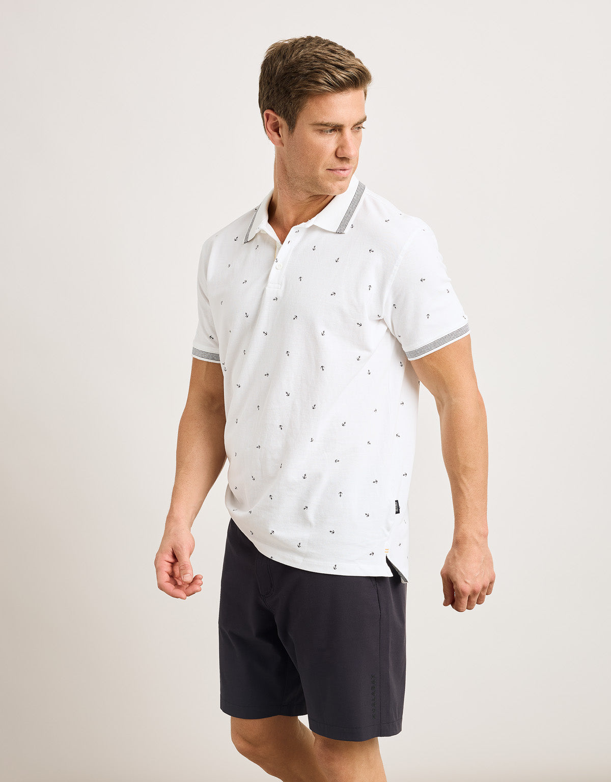 Polo Manga Corta Blanco - Flinders