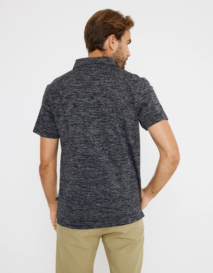 Polo Manga Corta Negro - Harpo