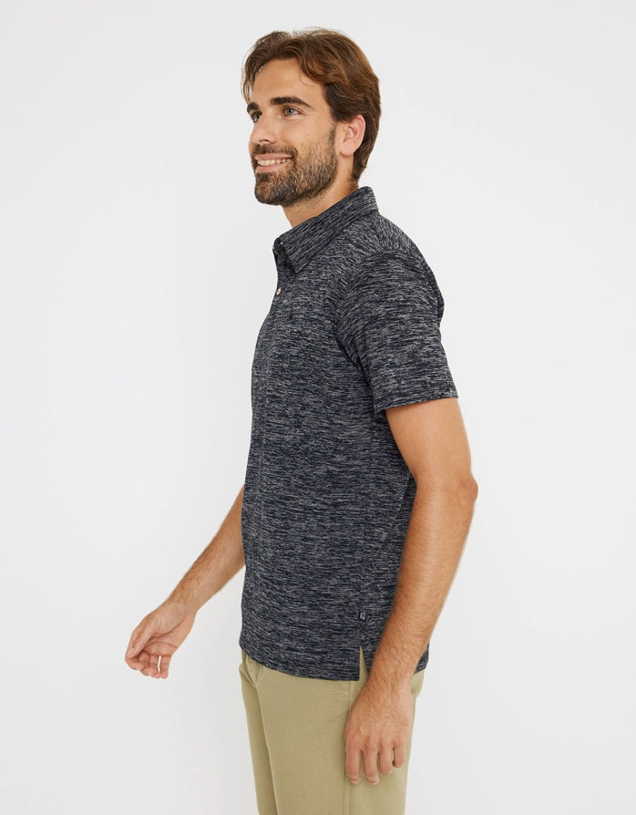 Polo Manga Corta Negro - Harpo