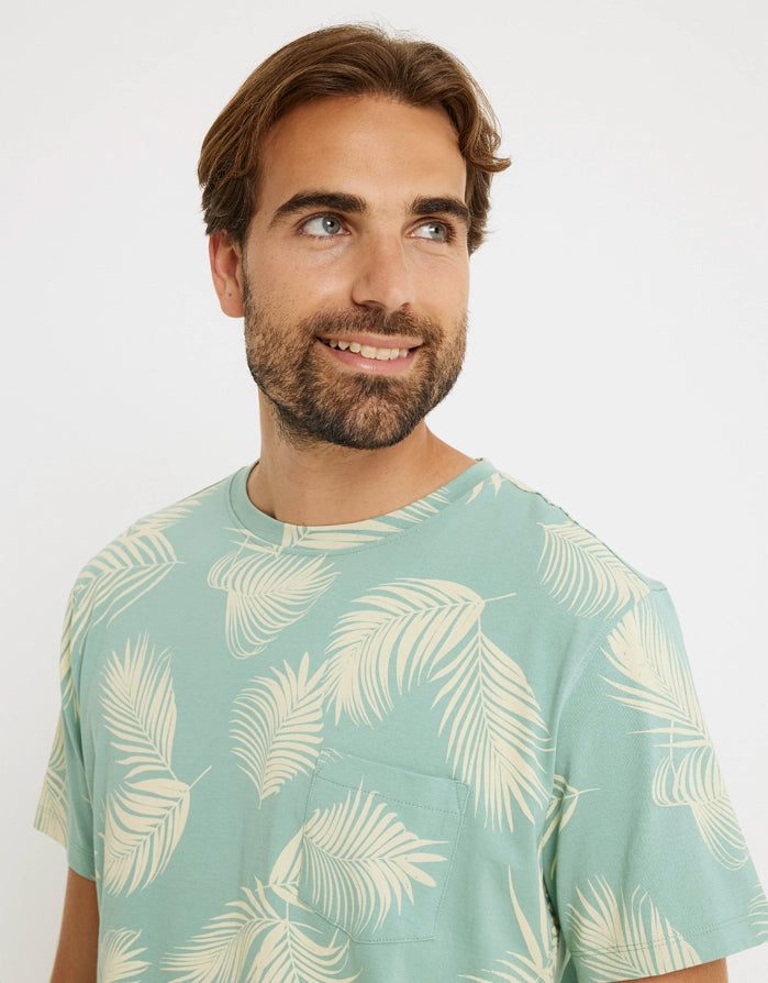 Kurzärmeliges T-Shirt - Menta