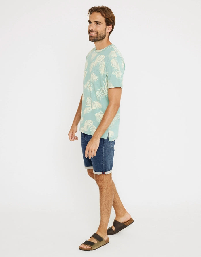 Kurzärmeliges T-Shirt - Menta