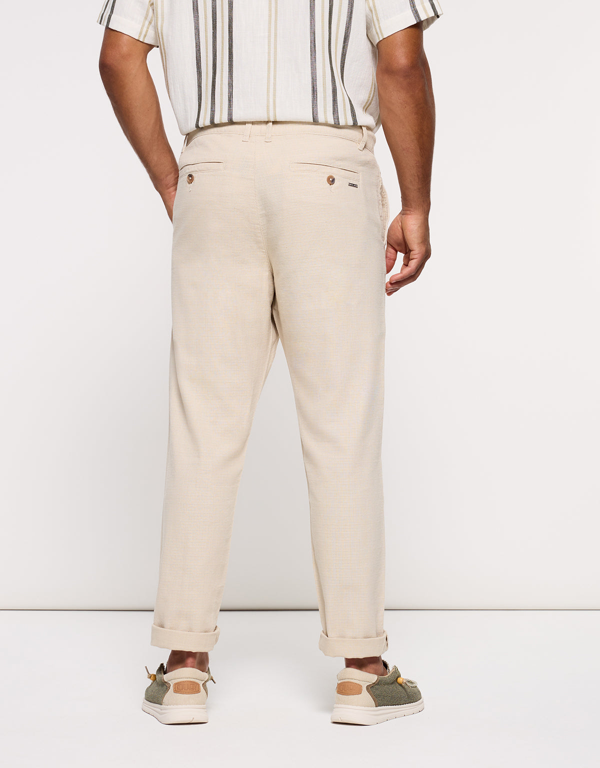 Pantalón Largo Algodón Beige - Lars 3