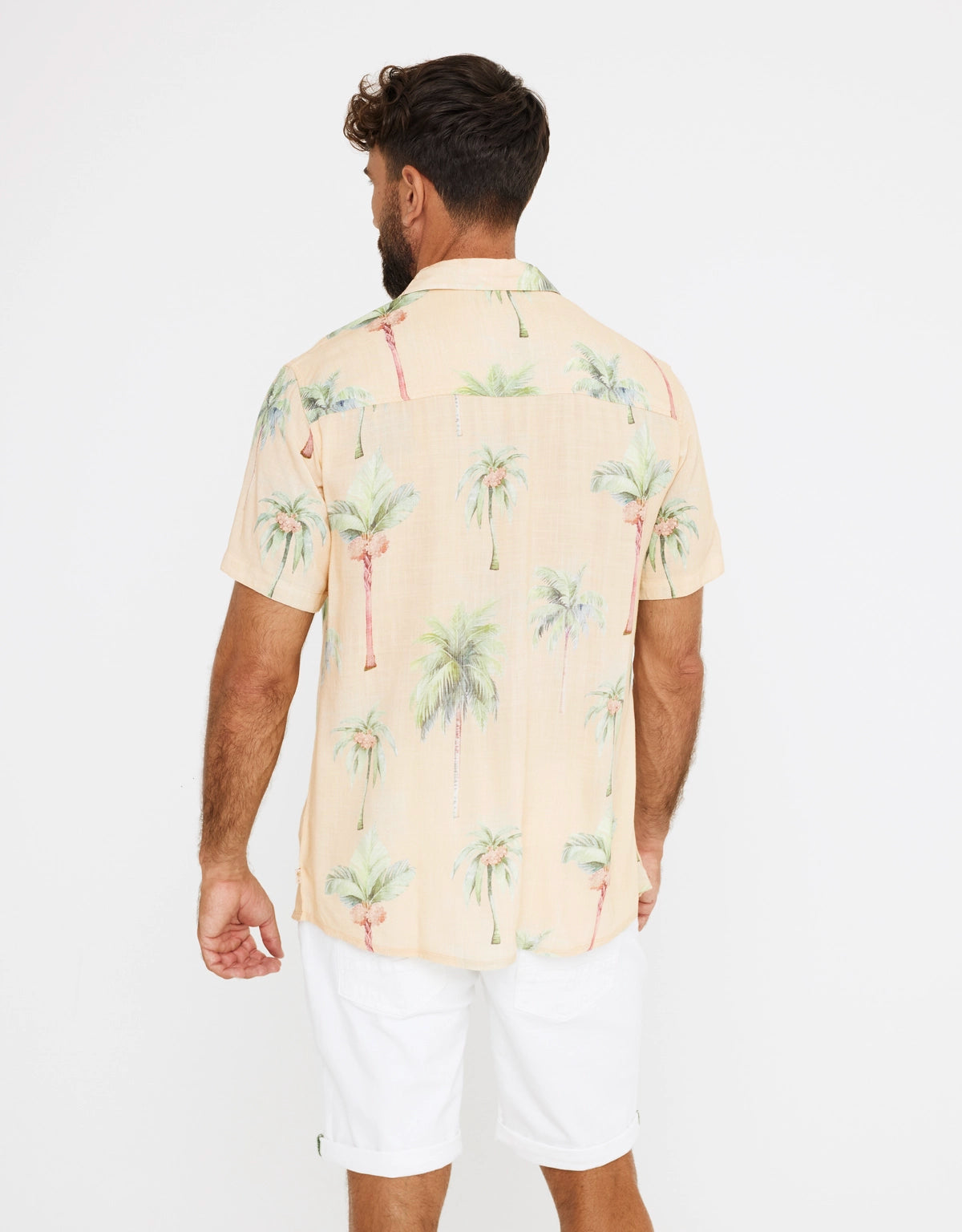 Camisa Manga Corta Estampado Palmeras - Dates