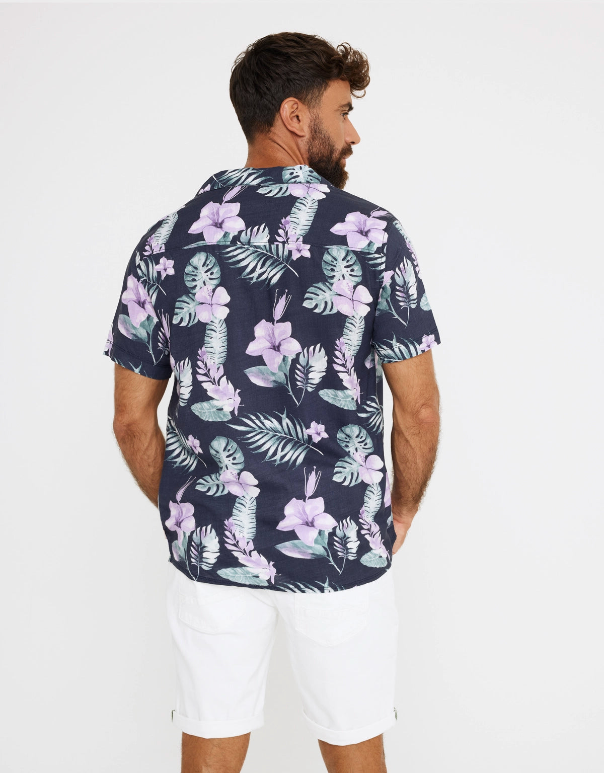 Chemise à manches courtes imprimé hawaïen - Risc