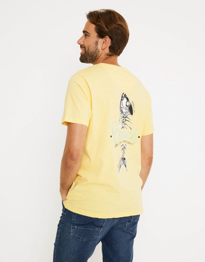 Camiseta Manga Corta Amarillo - Rowley