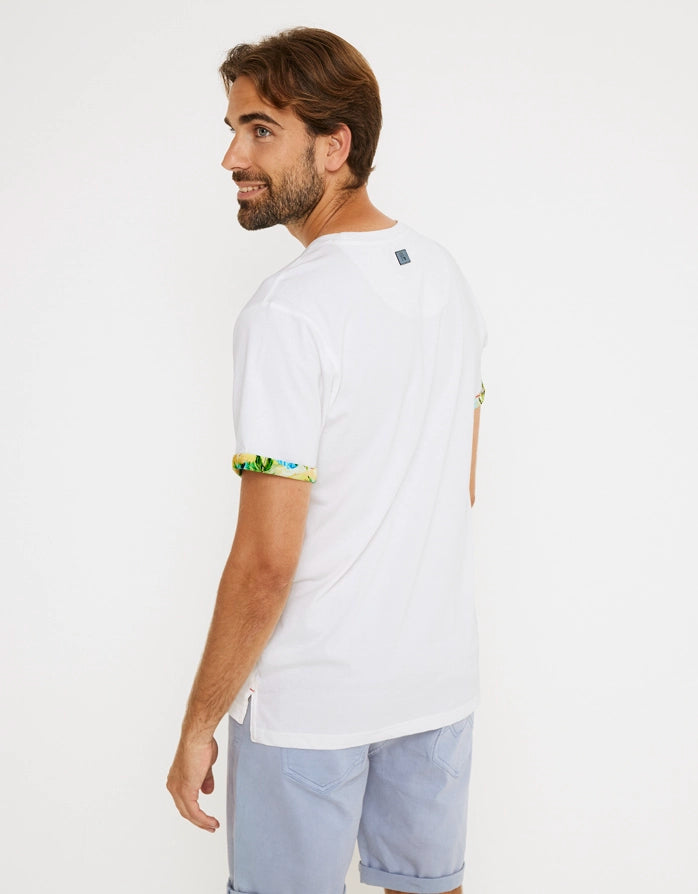 Kurzärmeliges T-Shirt Weiß - Reverse