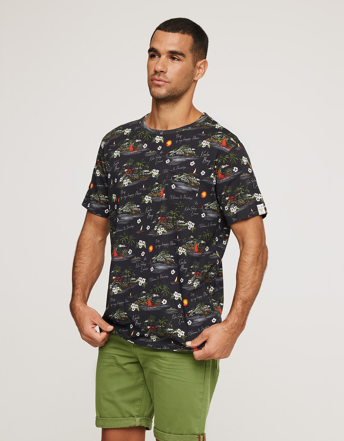 Camiseta Manga Corta Negro - Corsario