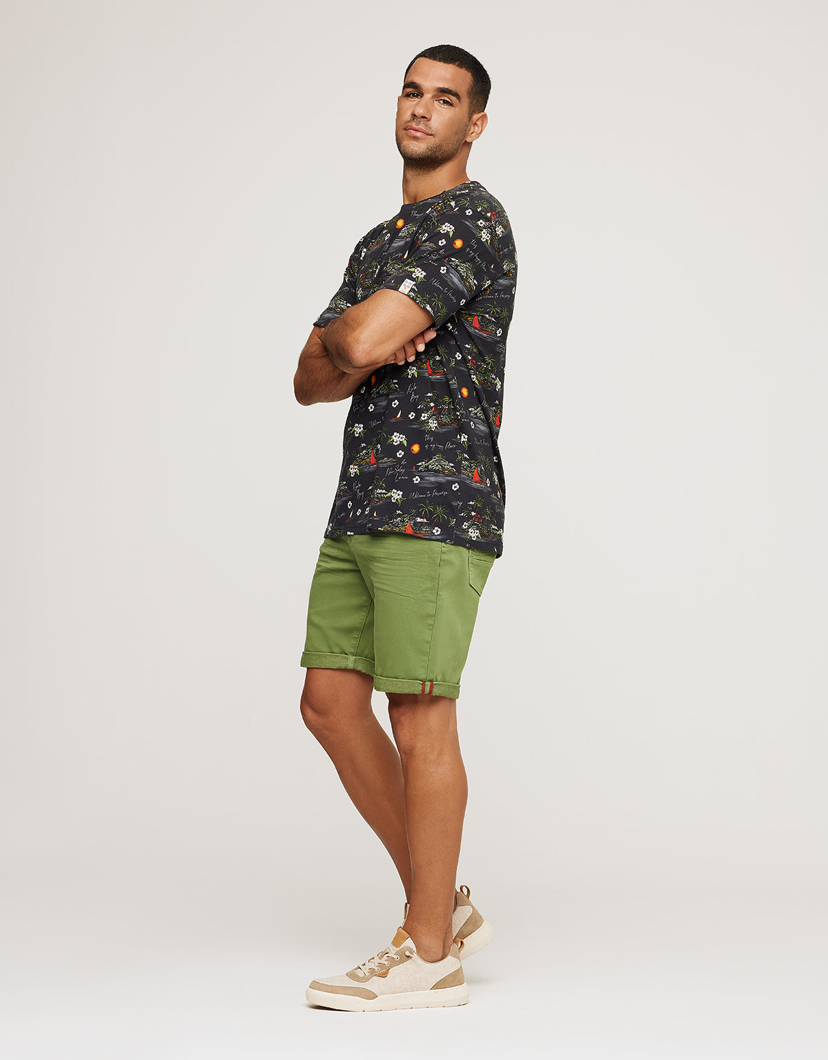 Bermuda Denim Verde - Palm Beach