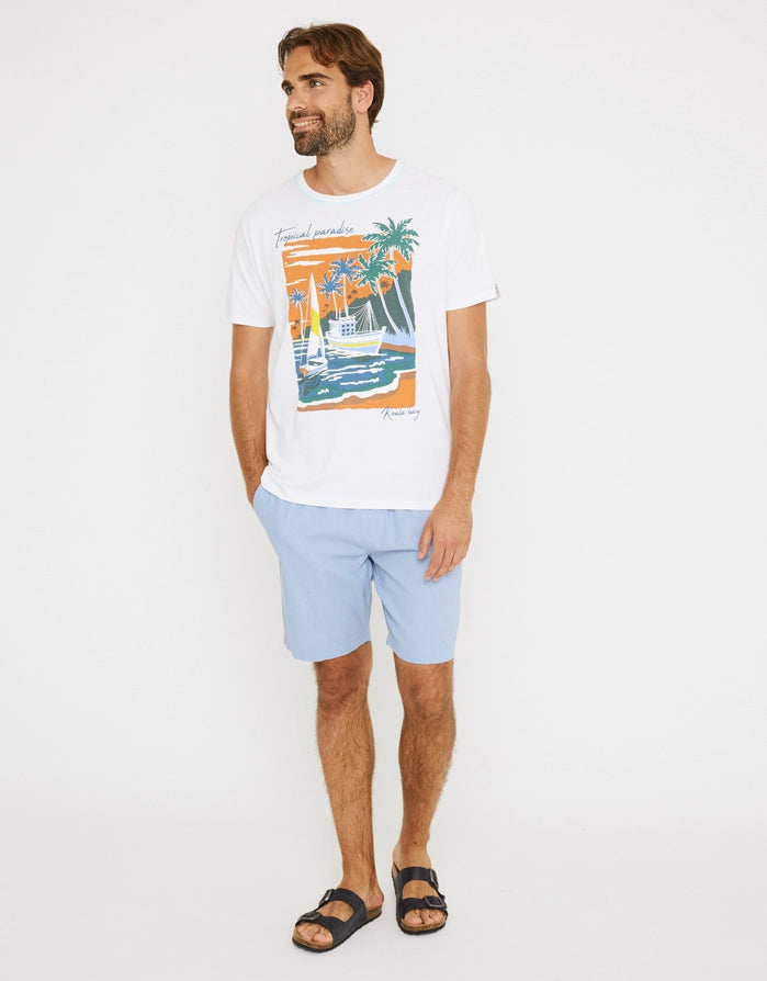 Camiseta Manga Corta Blanco - Paradiso