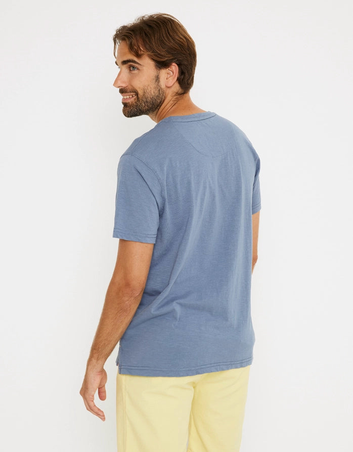 Camiseta Manga Corta Azul Marino - Tropical Coast