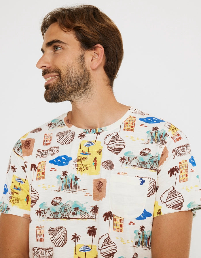 Camiseta Manga Corta Multicolor - Naif