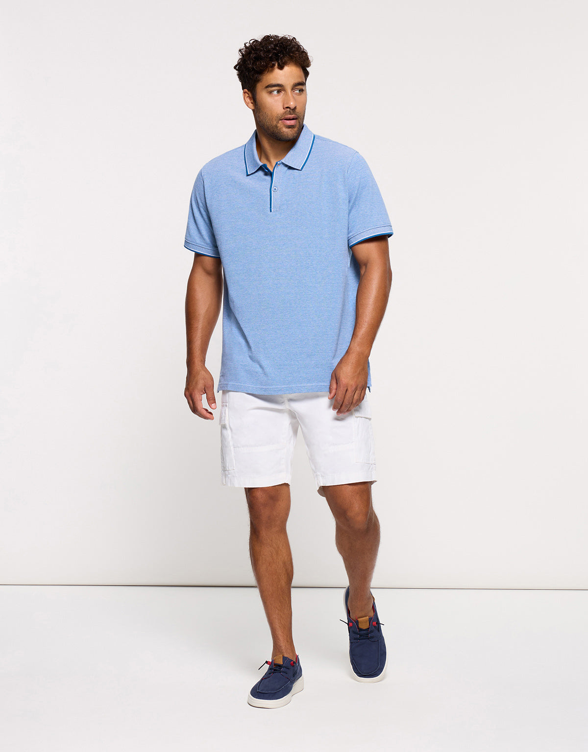 Polo Manga Corta Azul - Losimi 5