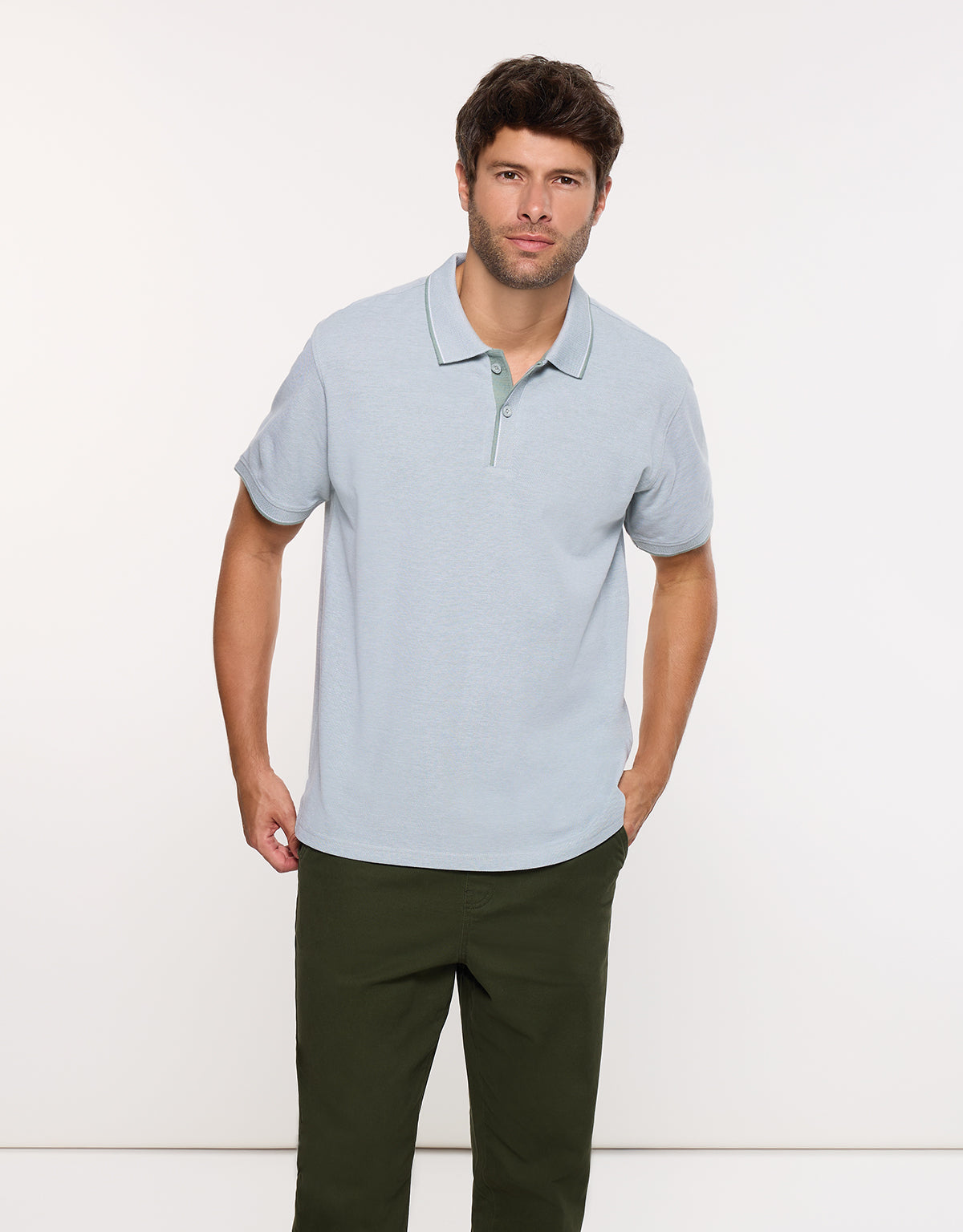 Polo Manga Corta Verde - Losimi 1