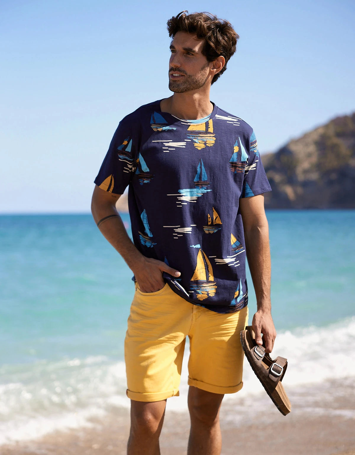 Camiseta Manga Corta Barcos - Sloopy