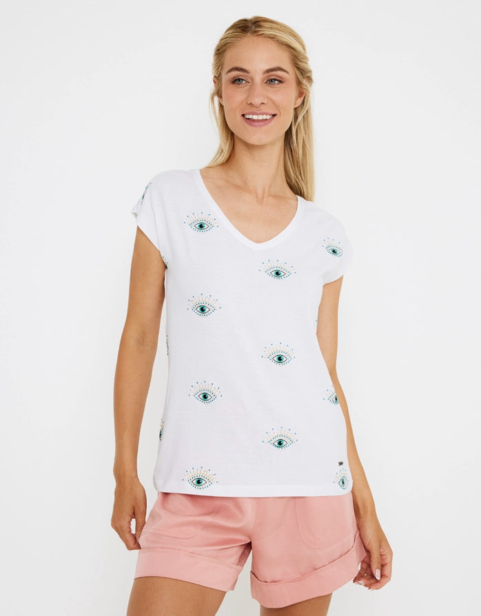 Camiseta Manga Corta - Olhe