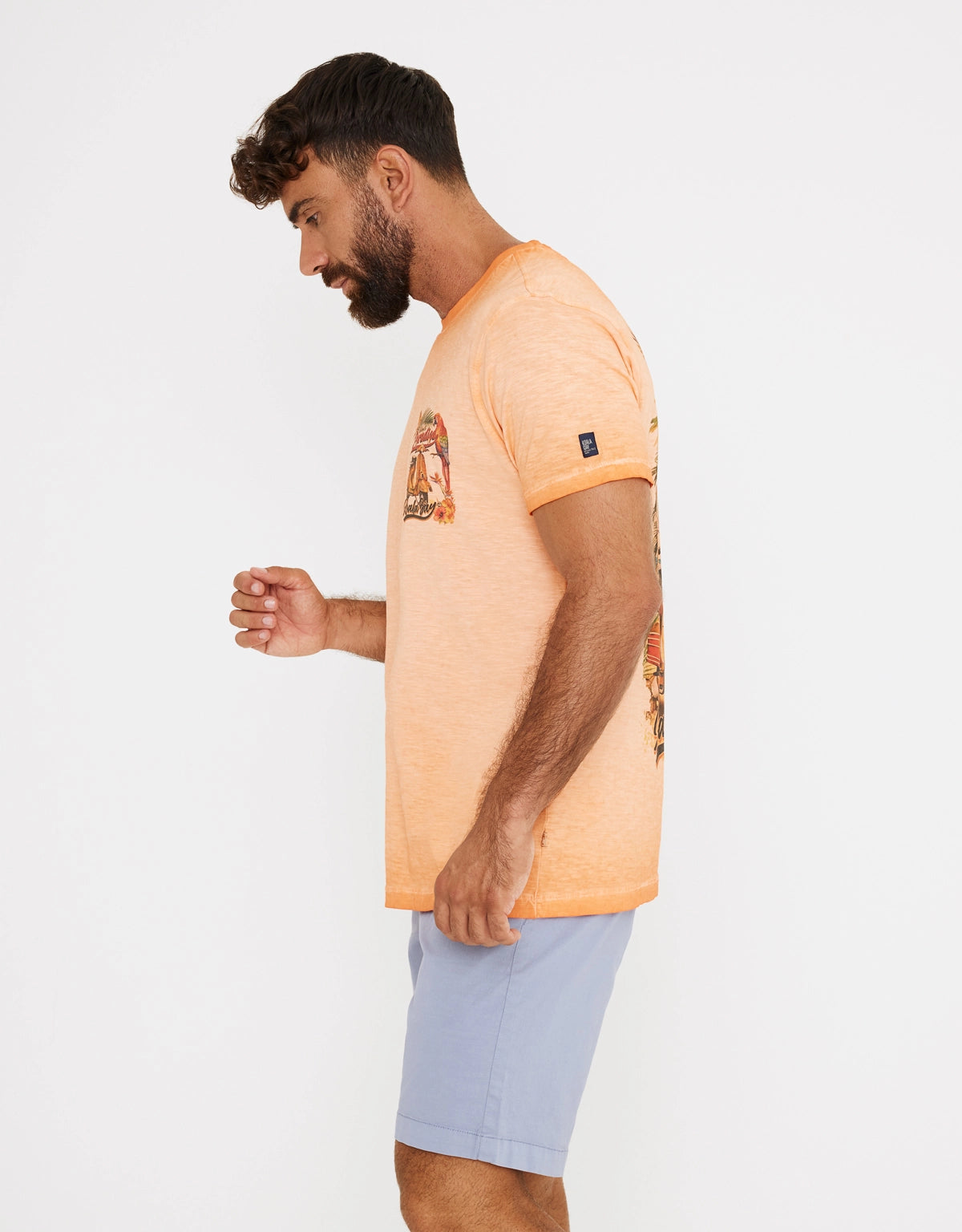 Camiseta Manga Corta Naranja - Vespa 4