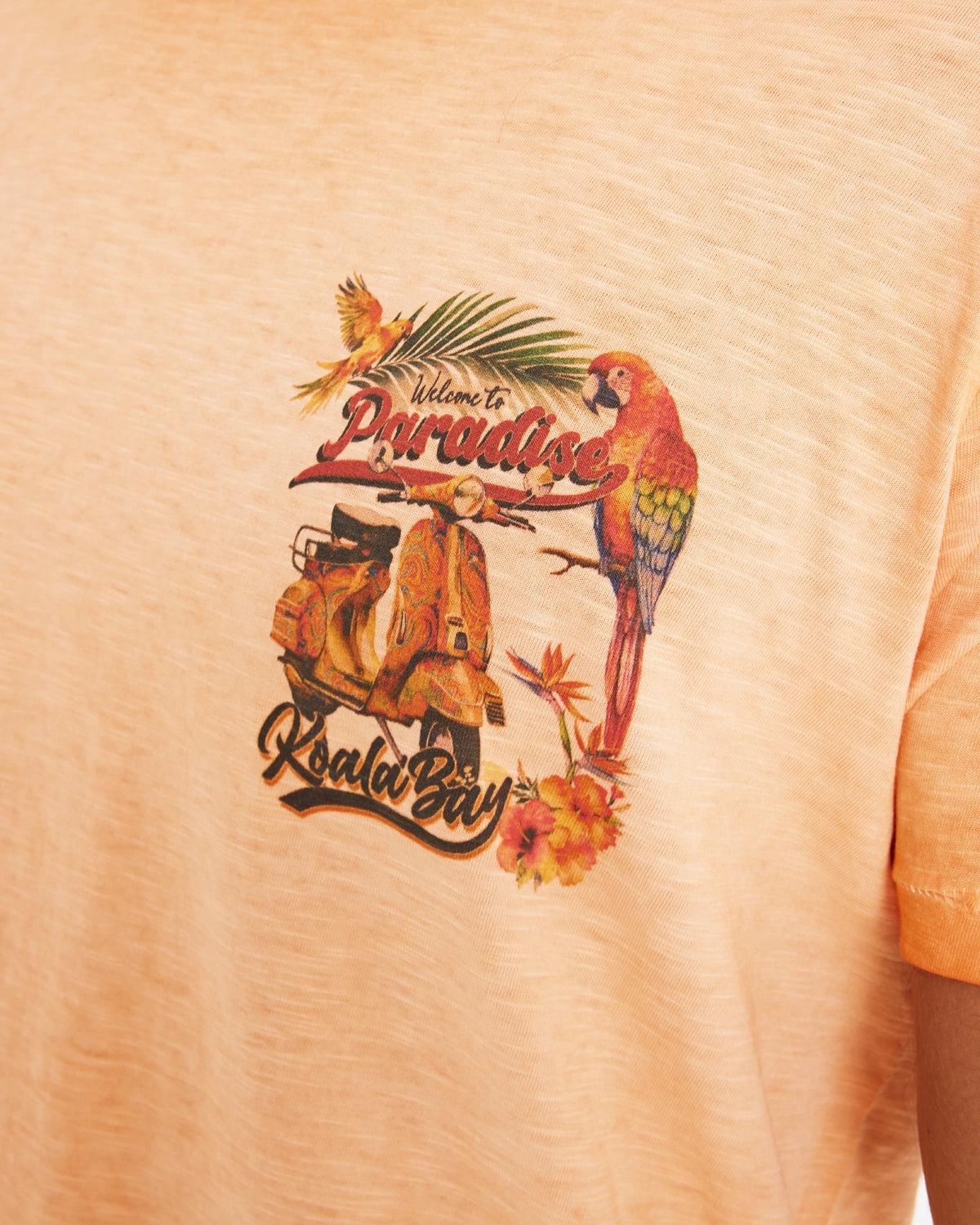 Camiseta Manga Corta Naranja - Vespa 6