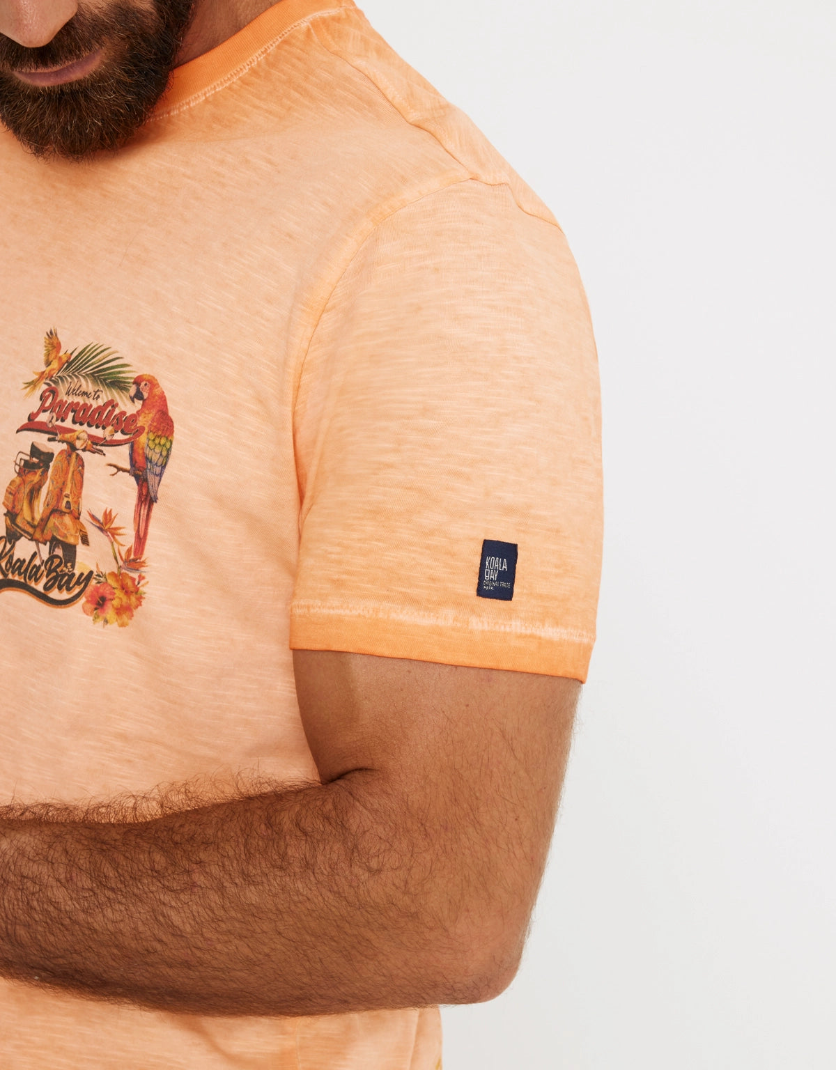 Camiseta Manga Corta Naranja - Vespa 5