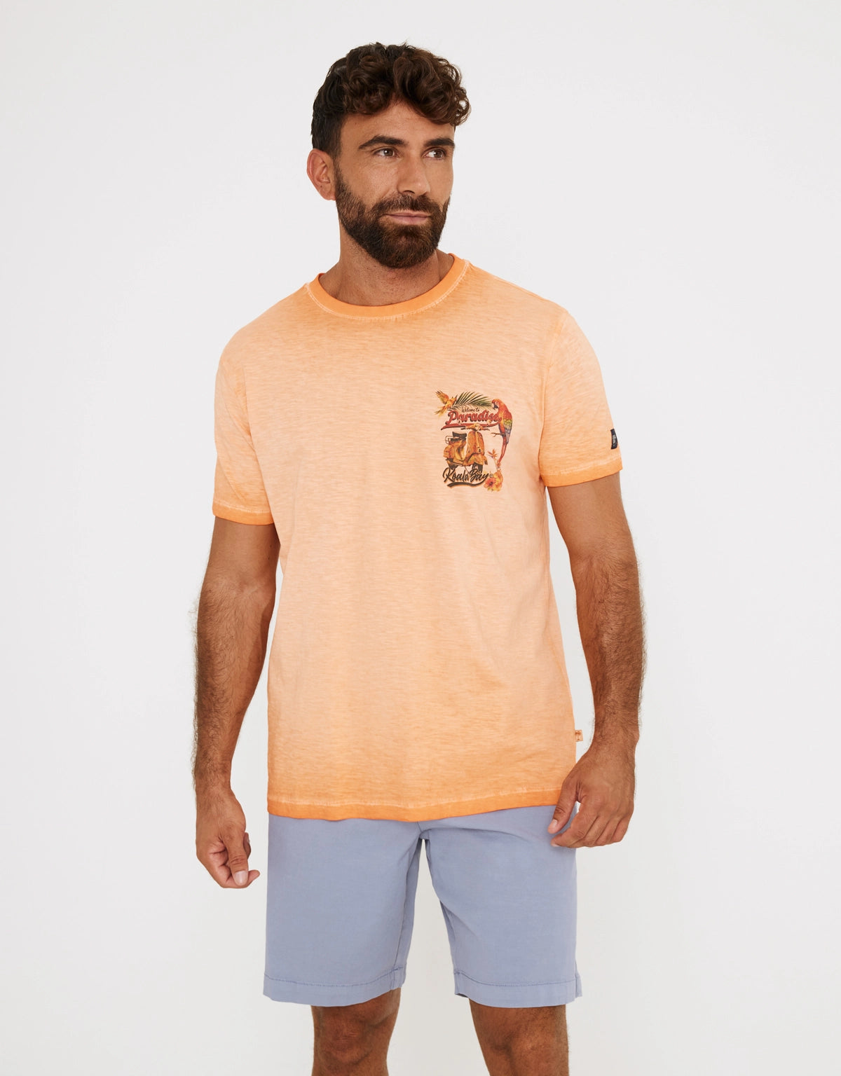 Camiseta Manga Corta Naranja - Vespa 3