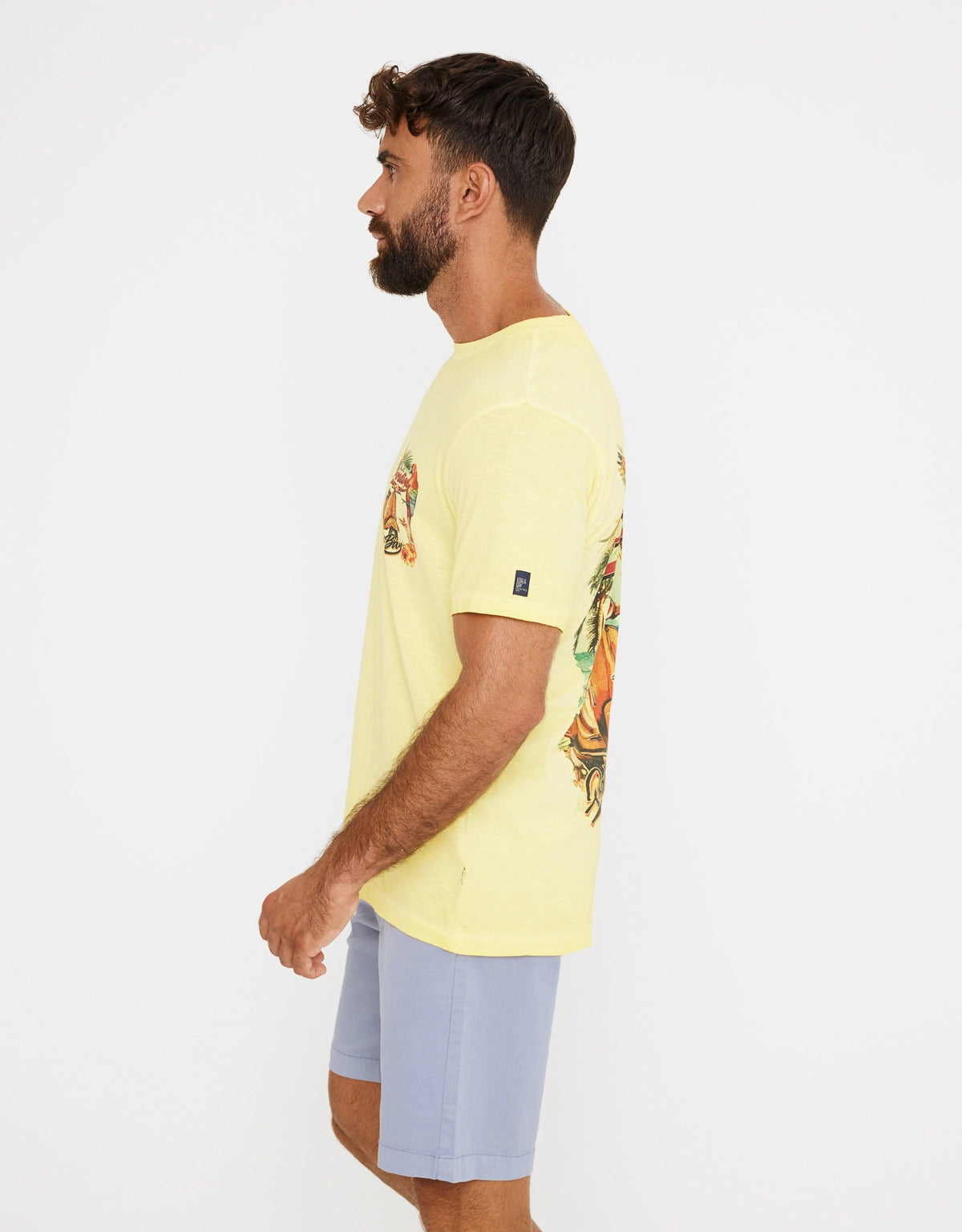 Camiseta Manga Corta Amarillo - Vespa