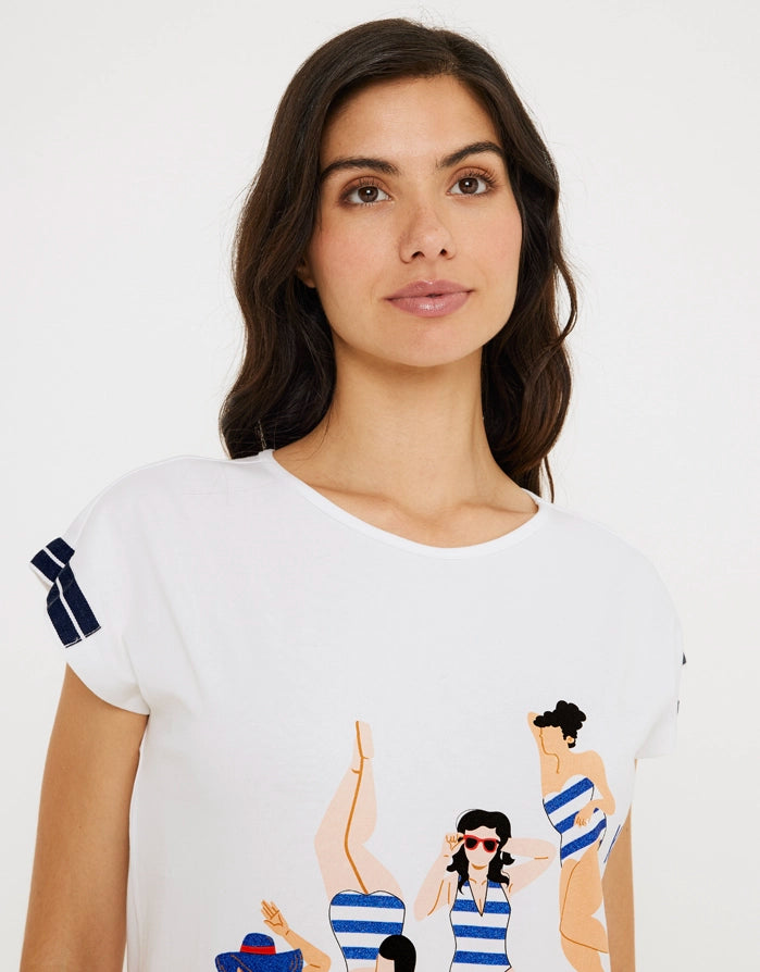 Camiseta Manga Corta Estampada - Sena