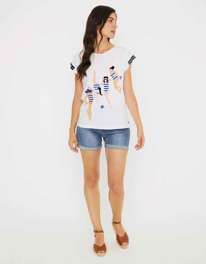 Camiseta Manga Corta Estampada - Sena