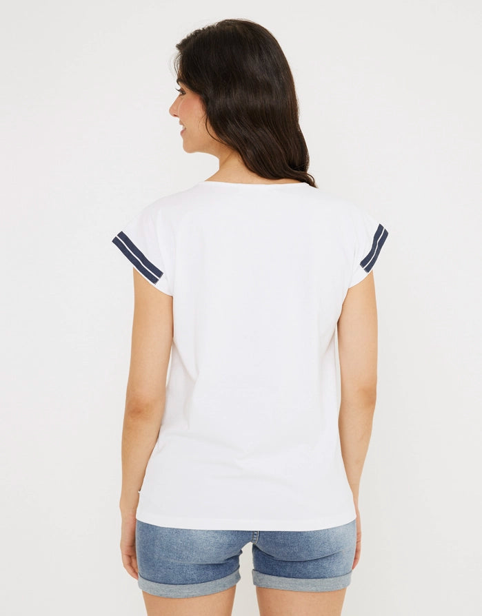 Camiseta Manga Corta Estampada - Sena