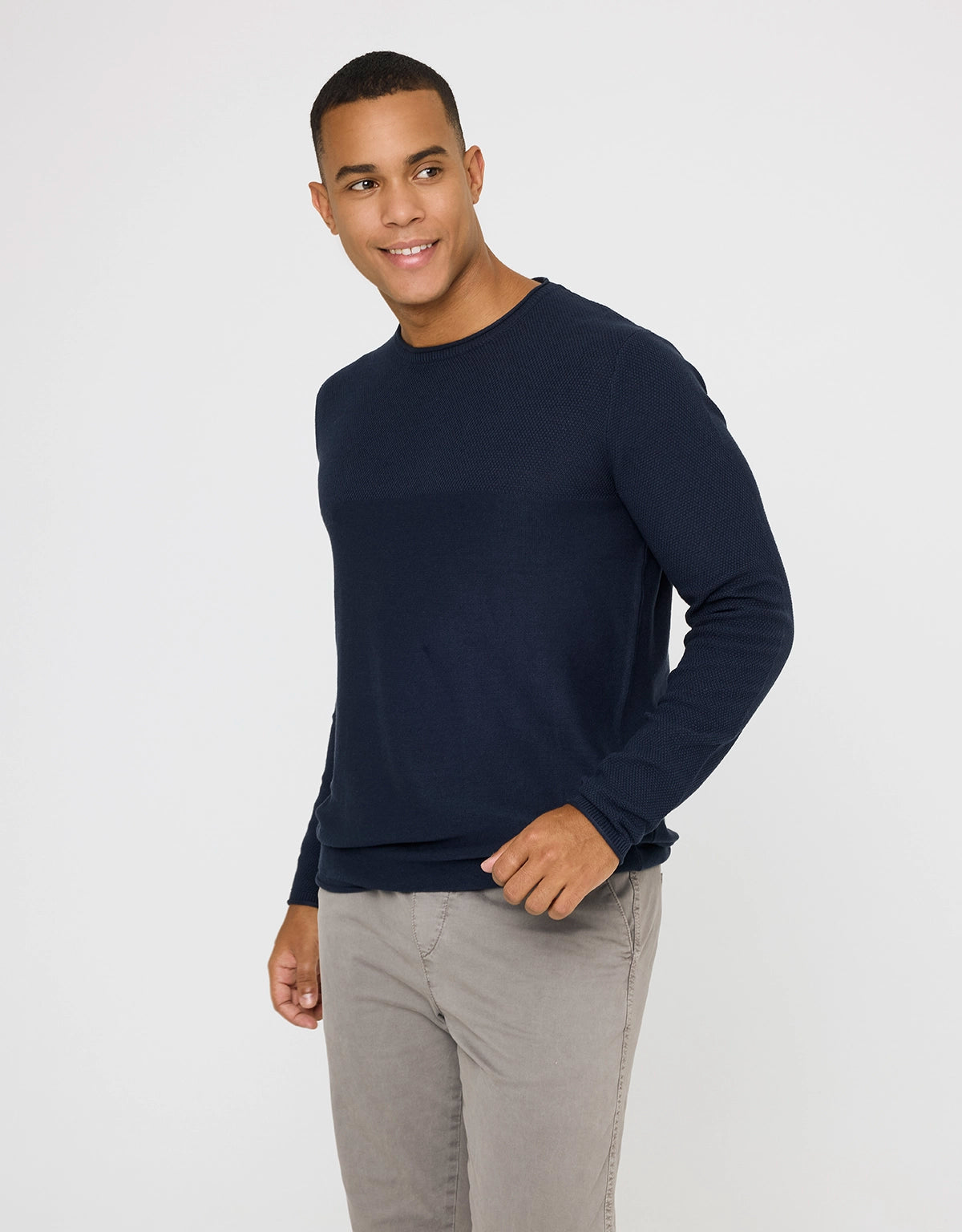 Jersey Manga Larga Azul Marino - Dorset