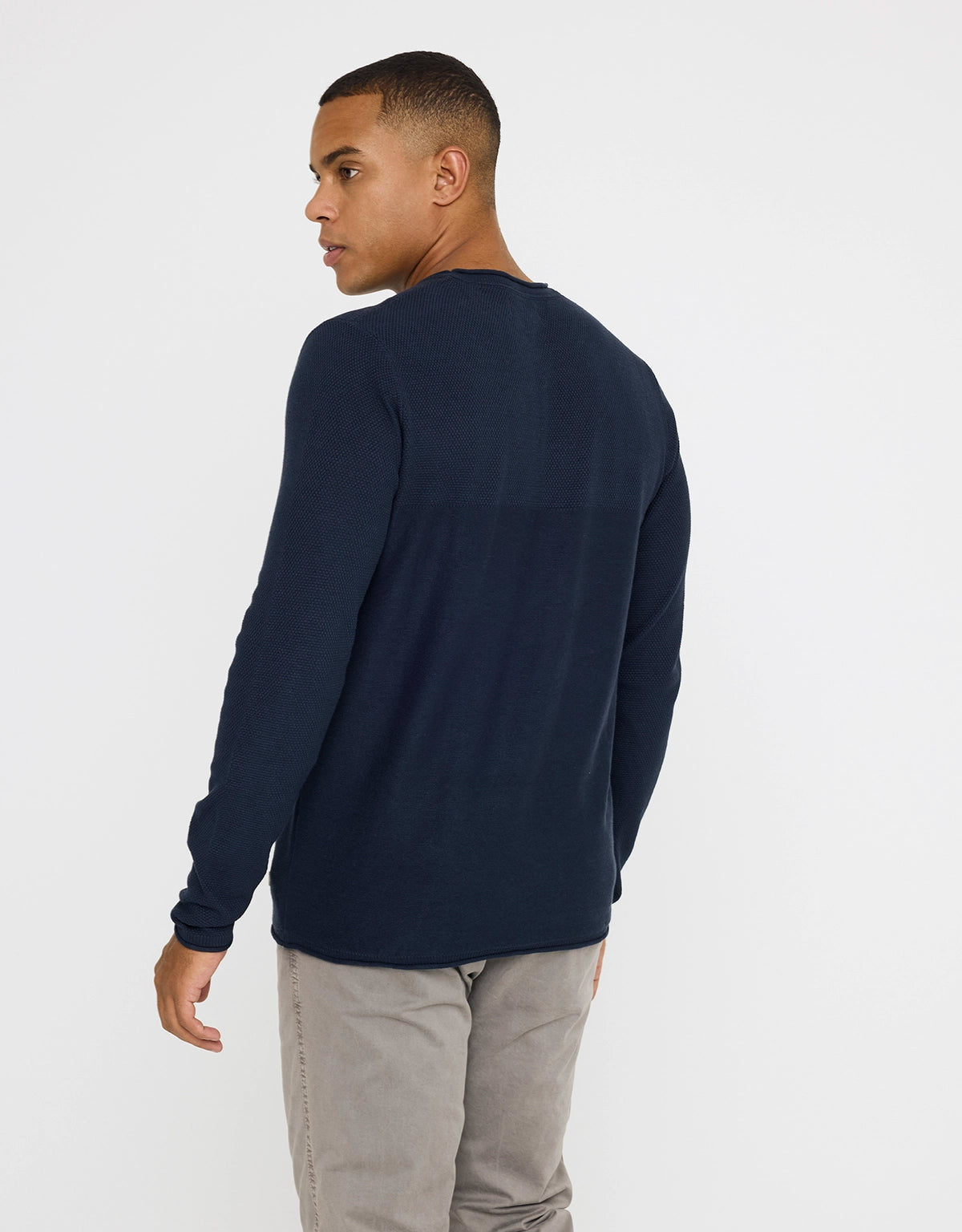 Jersey Manga Larga Azul Marino - Dorset