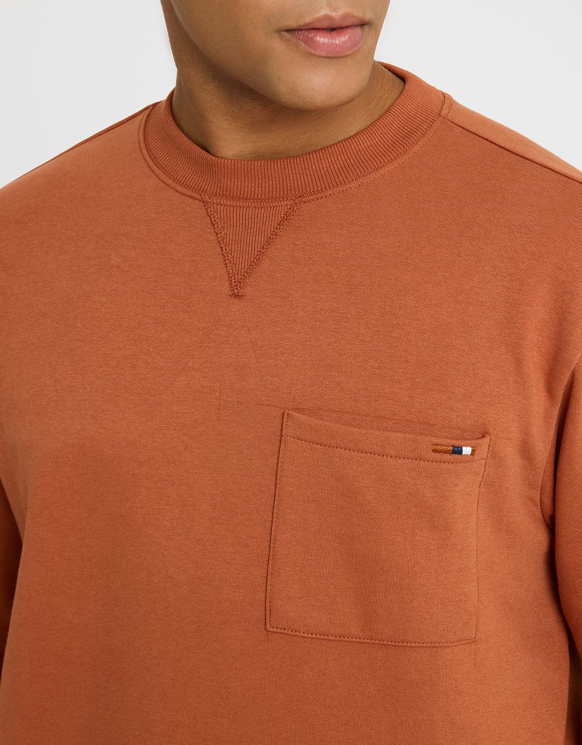 Jersey Manga Larga Bolsillo Naranja - Maze