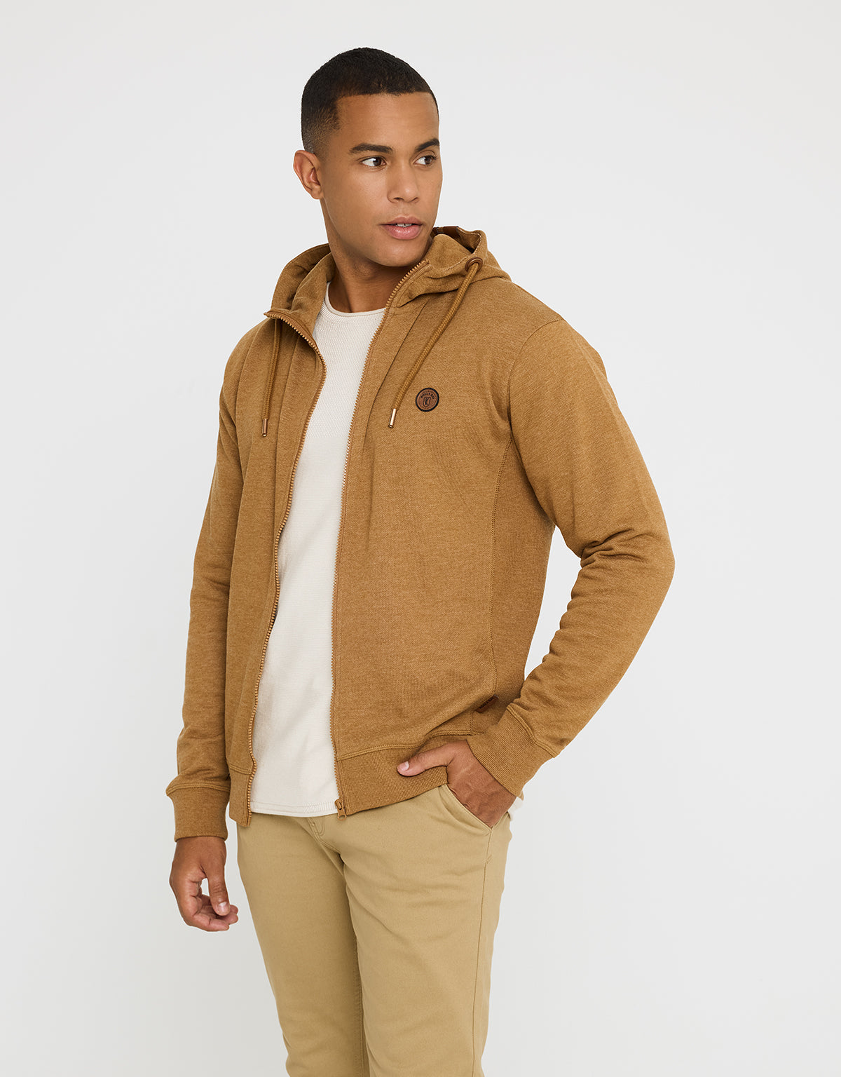 Sudadera con Capucha Camel - Enclume