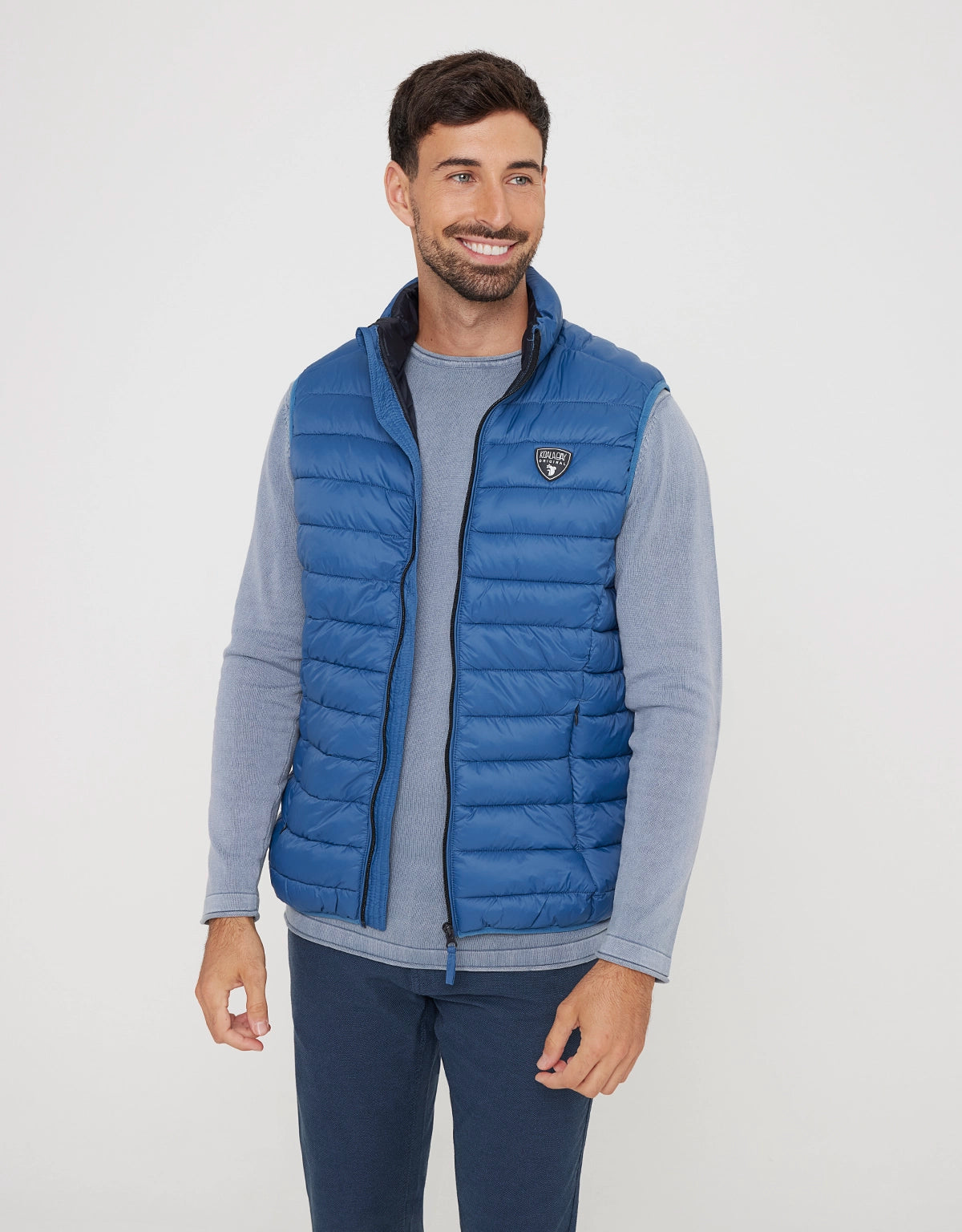 Chaleco Acolchado Azul - Hawes