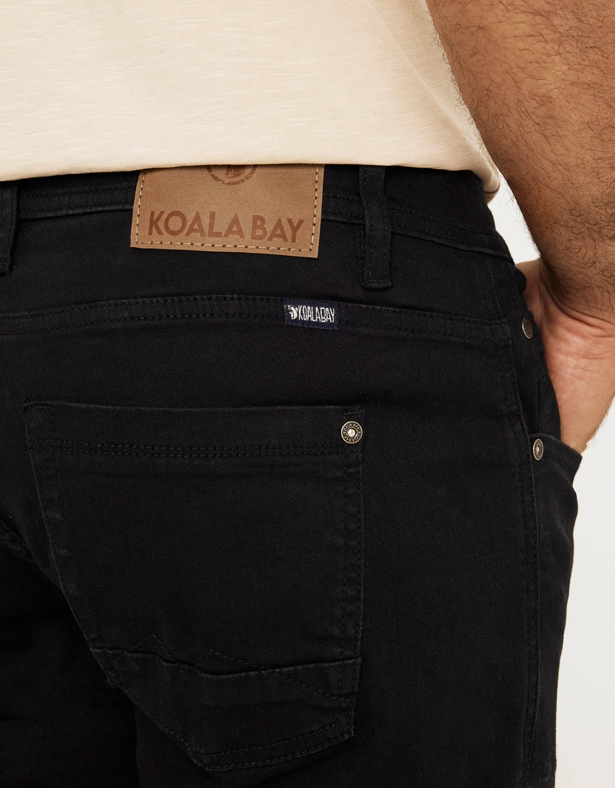 Pantalón Denim Negro - Lordseat