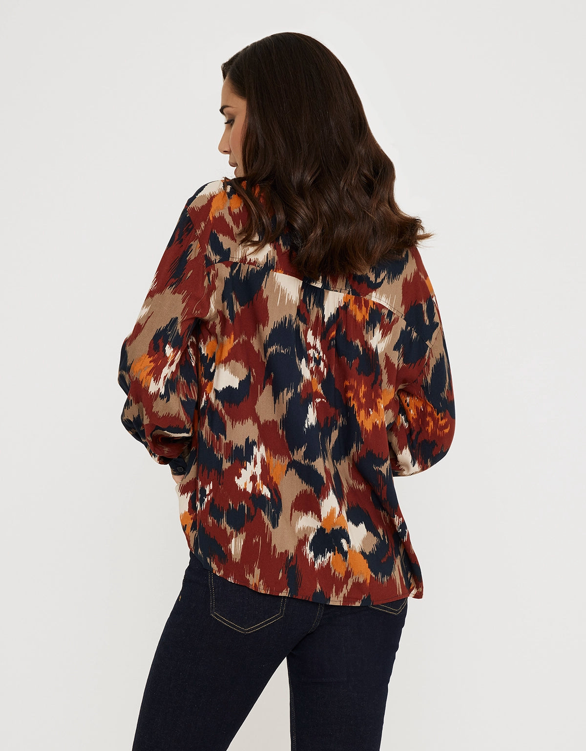 Printed Long Sleeve Shirt - Murinu