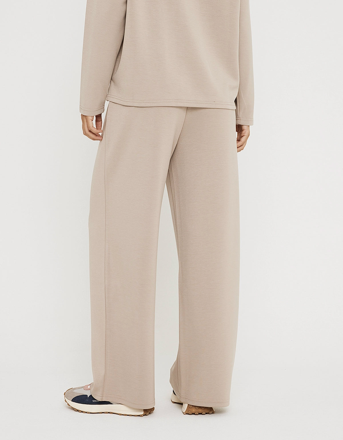 Pantalón Largo Ancho Modal Beige - Forest