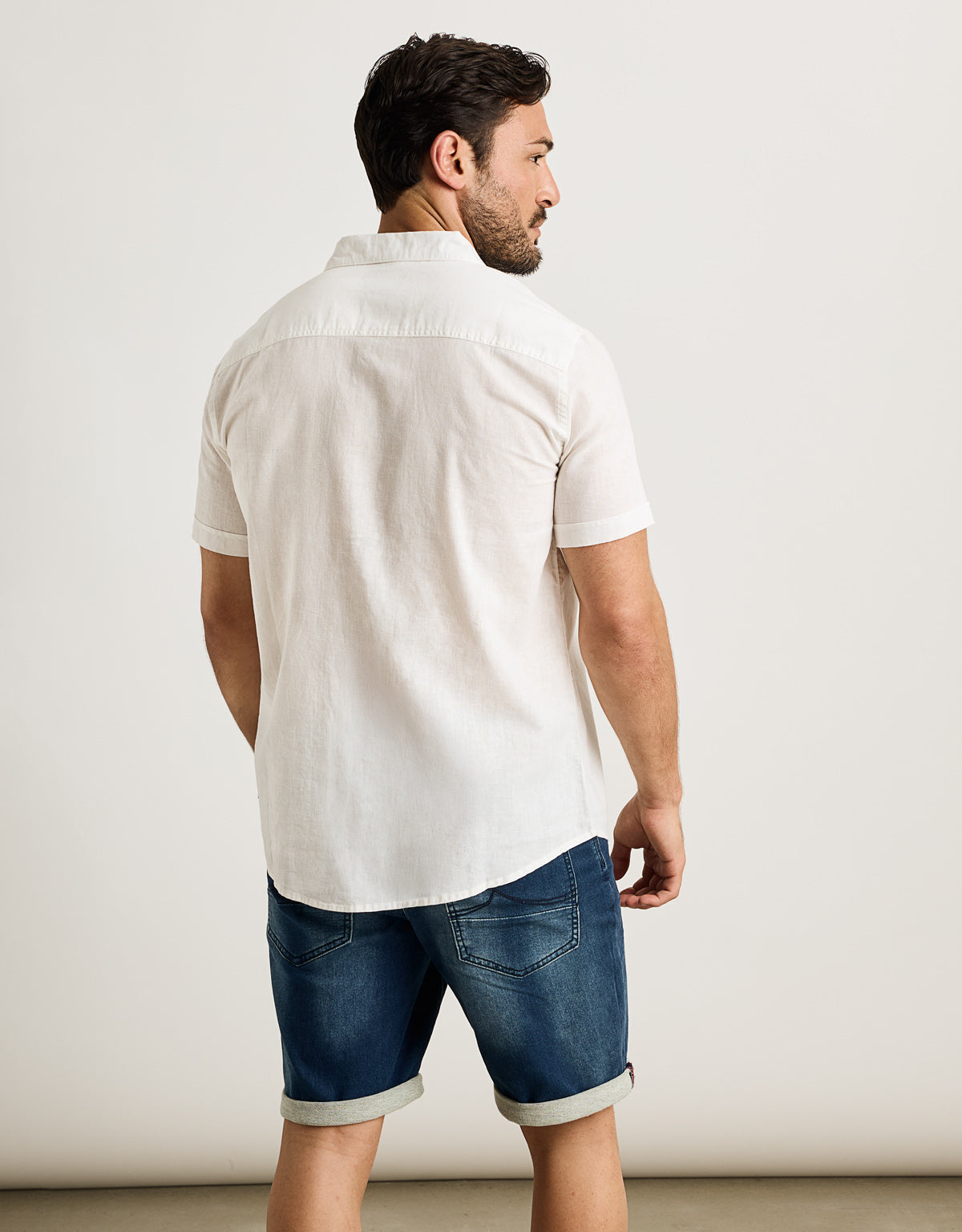 Camisa Manga Corta Blanco - Elan 3