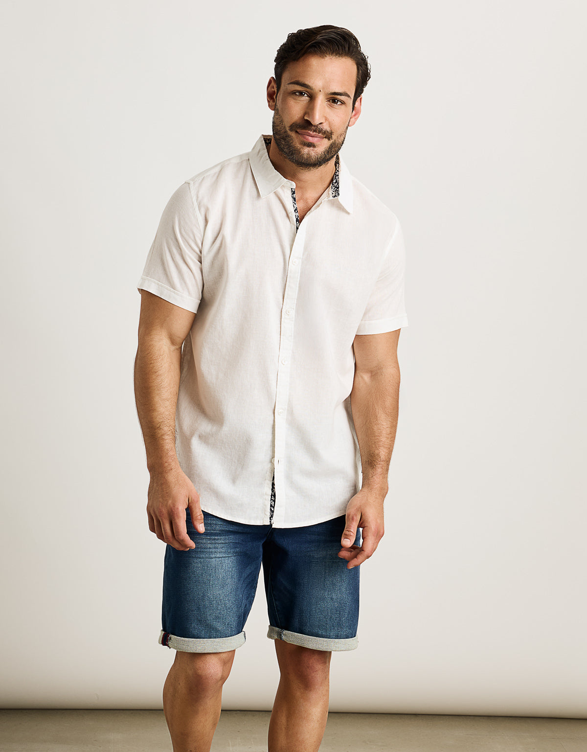 Camisa Manga Corta Blanco - Elan