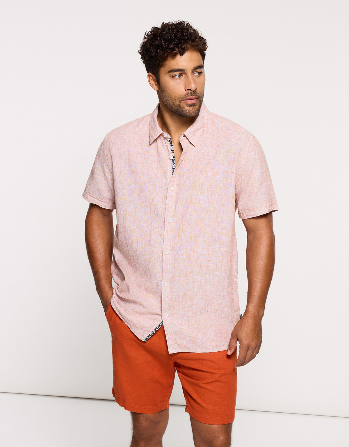 Camisa Manga Corta Calabaza - Elan