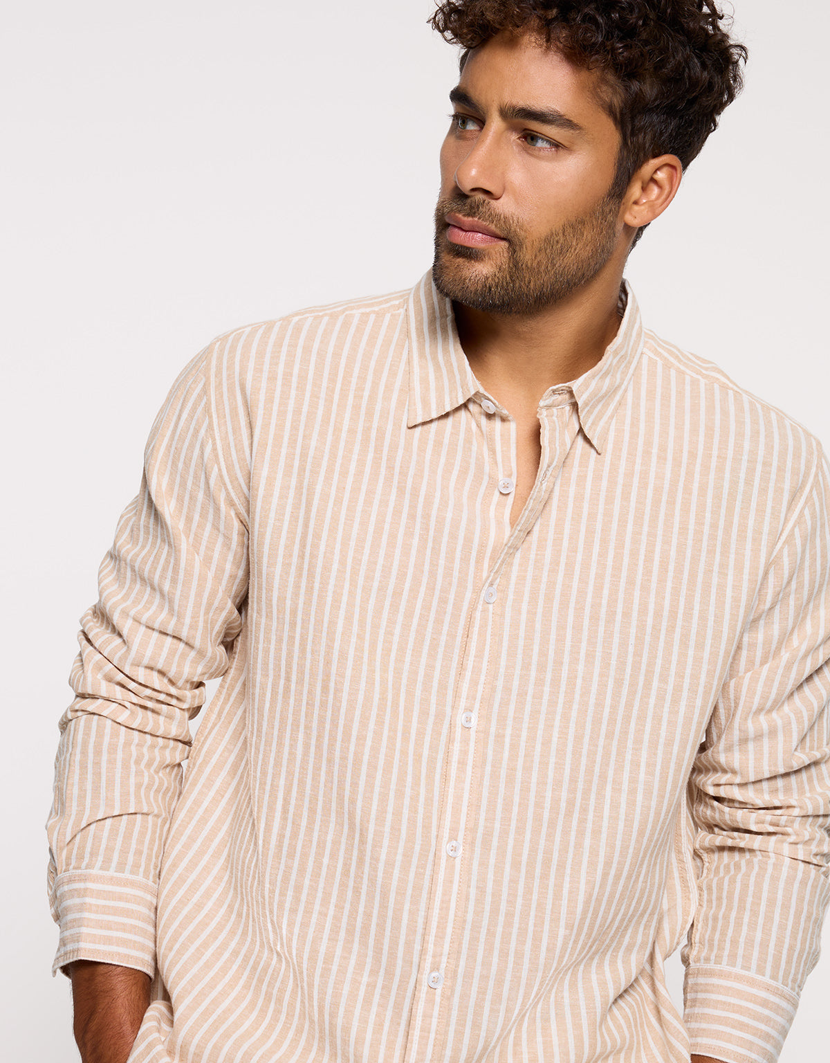 Camisa Rayas Manga Larga Arena - Ciclone 2