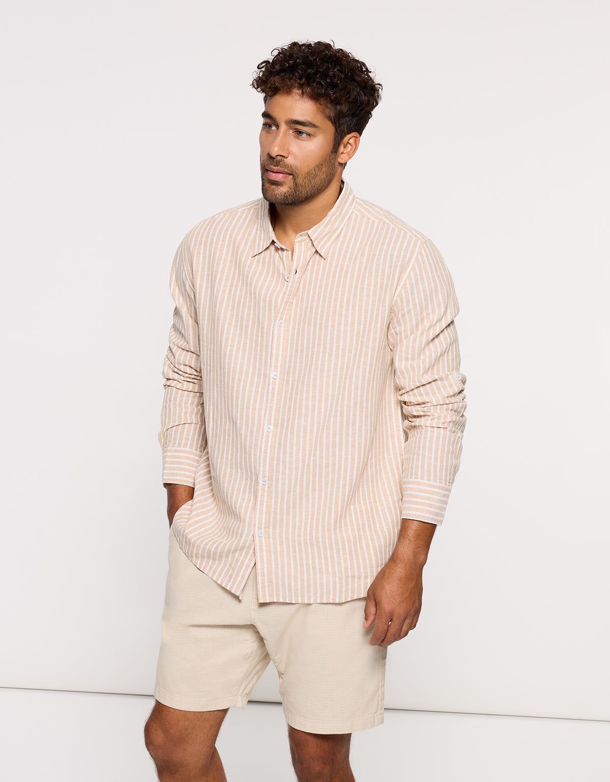 Camisa Rayas Manga Larga Arena - Ciclone 3