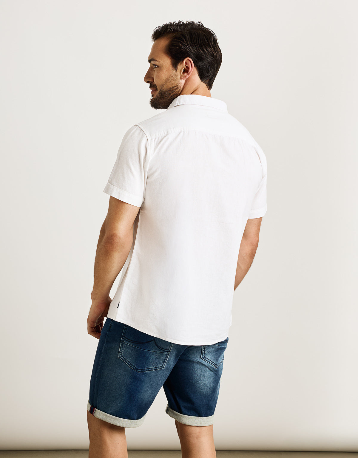 Chemise blanche à manches courtes - Folka