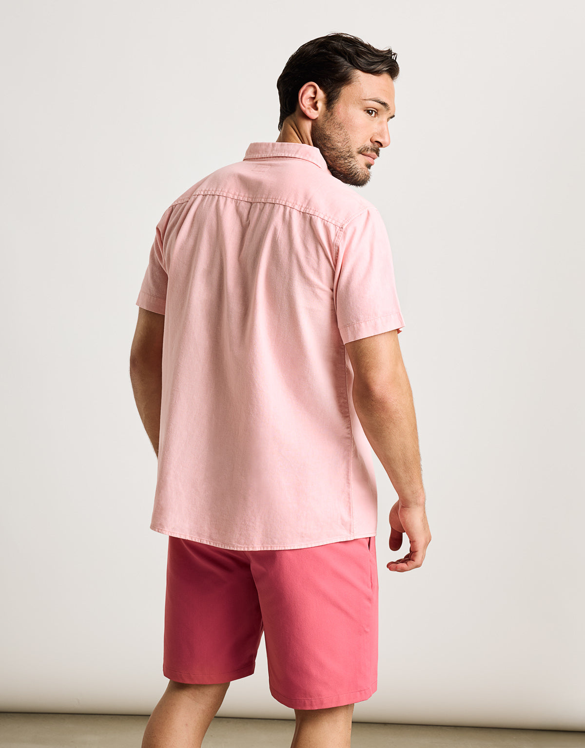 Camisa Manga Corta Rosa - Folka 3