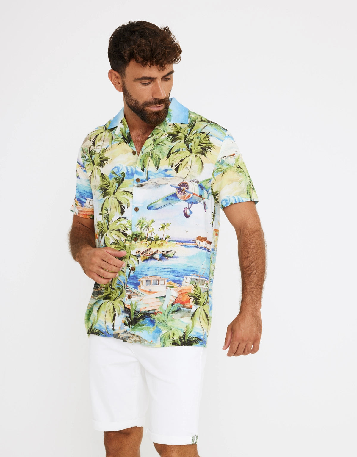 Camisa Manga Corta Multicolor - Sergio 3