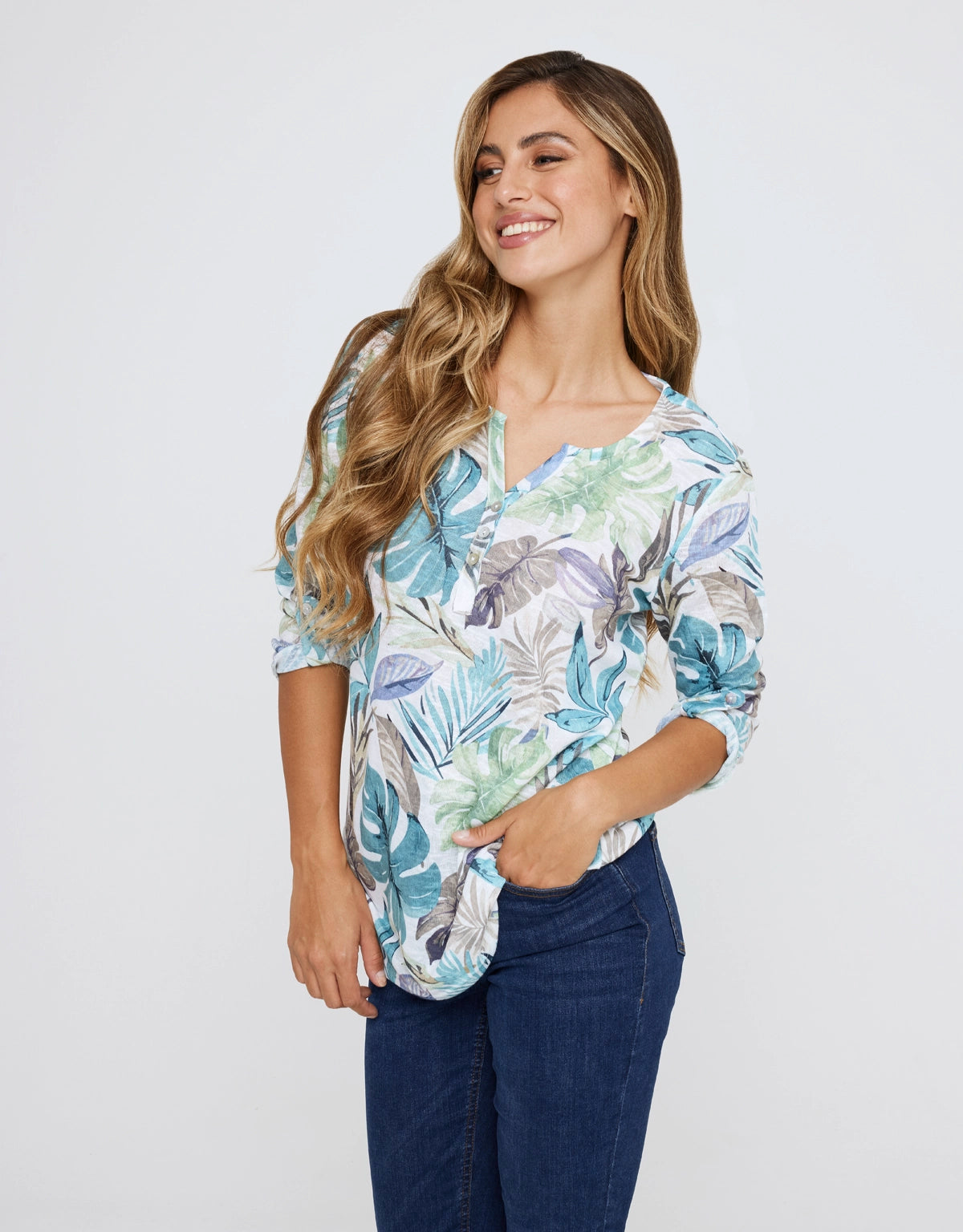 Camiseta Media Manga Estampada - Alberri