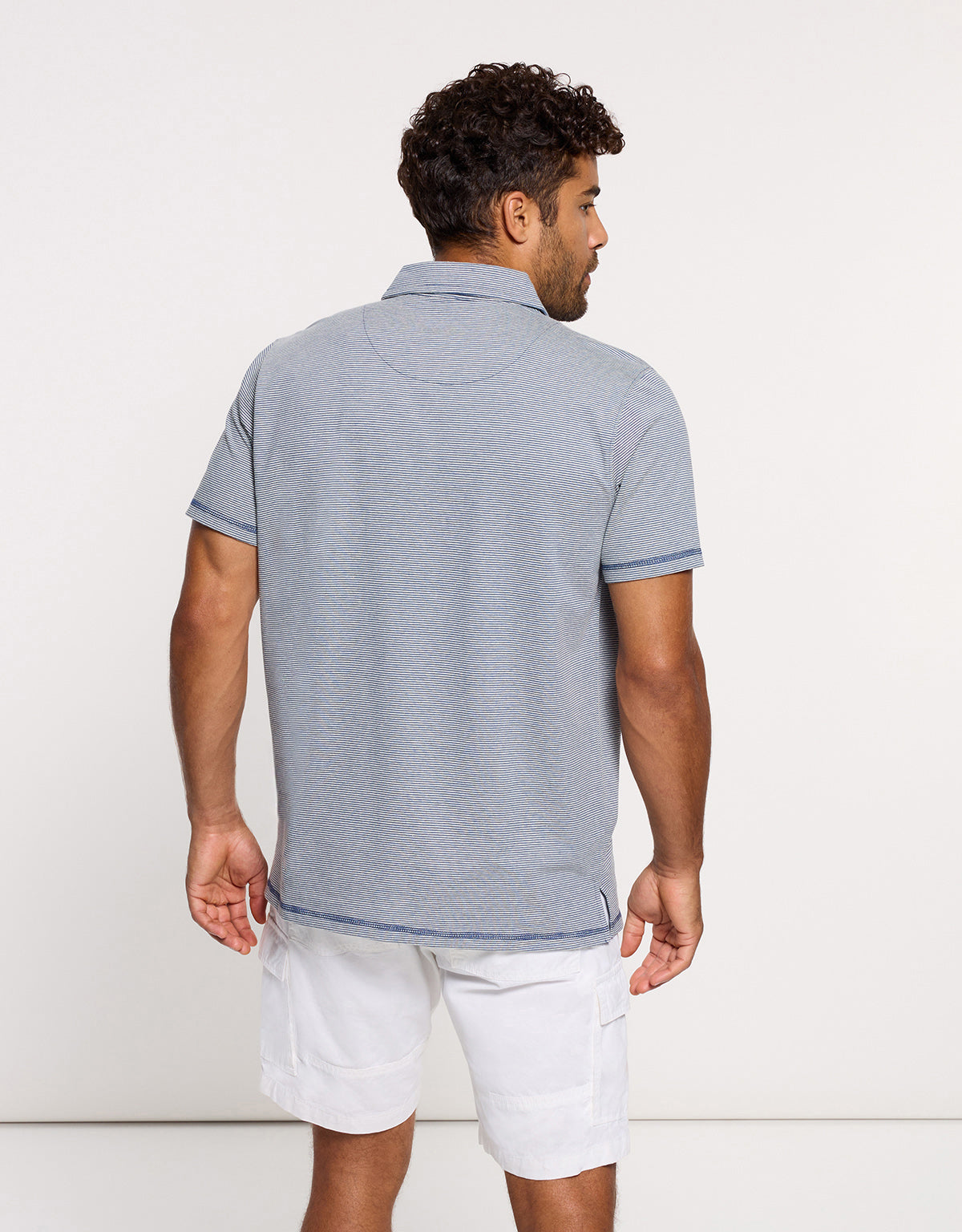 Polo Manga Corta Azul - Disi 3