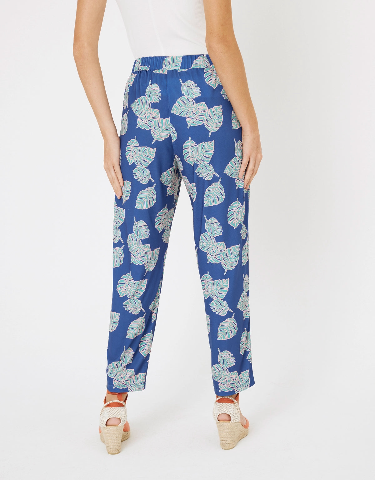 Pantalón Largo Fluido Cintura Elásica - Marlena